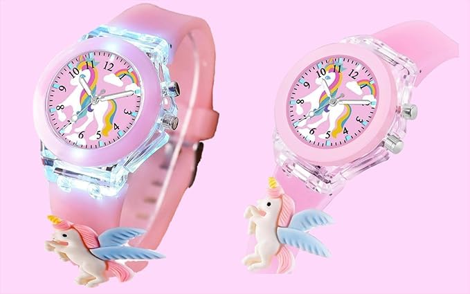 Kids Unicorn Watch with Bracelet Set - Image 2