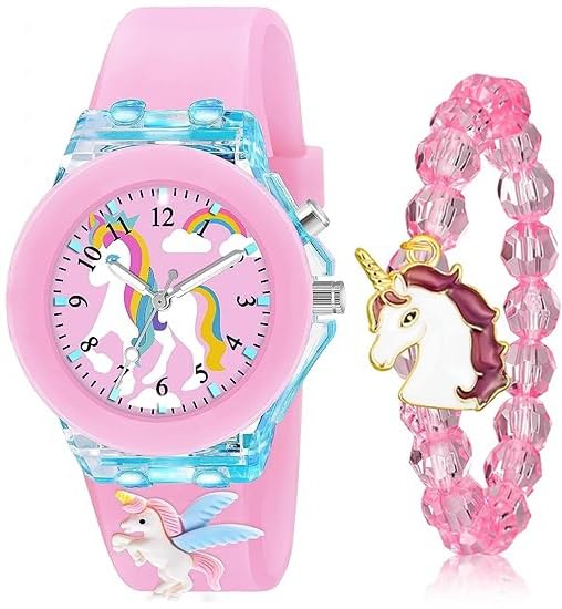 Kids Unicorn Watch with Bracelet Set - Image 4