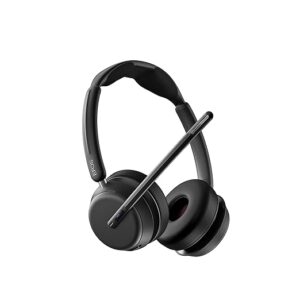 EPOS IMPACT 1060T Adaptive ANC Professional Office Wireless On Ear Headset - Dual-Sided, Enhanced Ai, Super Wideband, Brainadapt Comfort, Ideal For Long Calls In Open Offices, Black