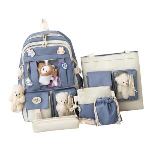 Fashion My Day® 5x Women Backpack School Bag Travel Work Bag Gift Student Rucksack Casual Blue | Backpacks| Bags and Briefcases