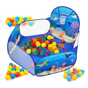 Jam & Honey Kid Aquatic Ball Pool, Ball Pit Structure (with 30 Balls) Multicolour