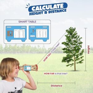 Smartivity Telescope Toy for Kids Age 8, 9, 10, 11, 12, 13, 14 Years Old | Measure Height & Distance | Birthday Gift for Boys & Girls | DIY Science Toys for Kids 8-14 Years